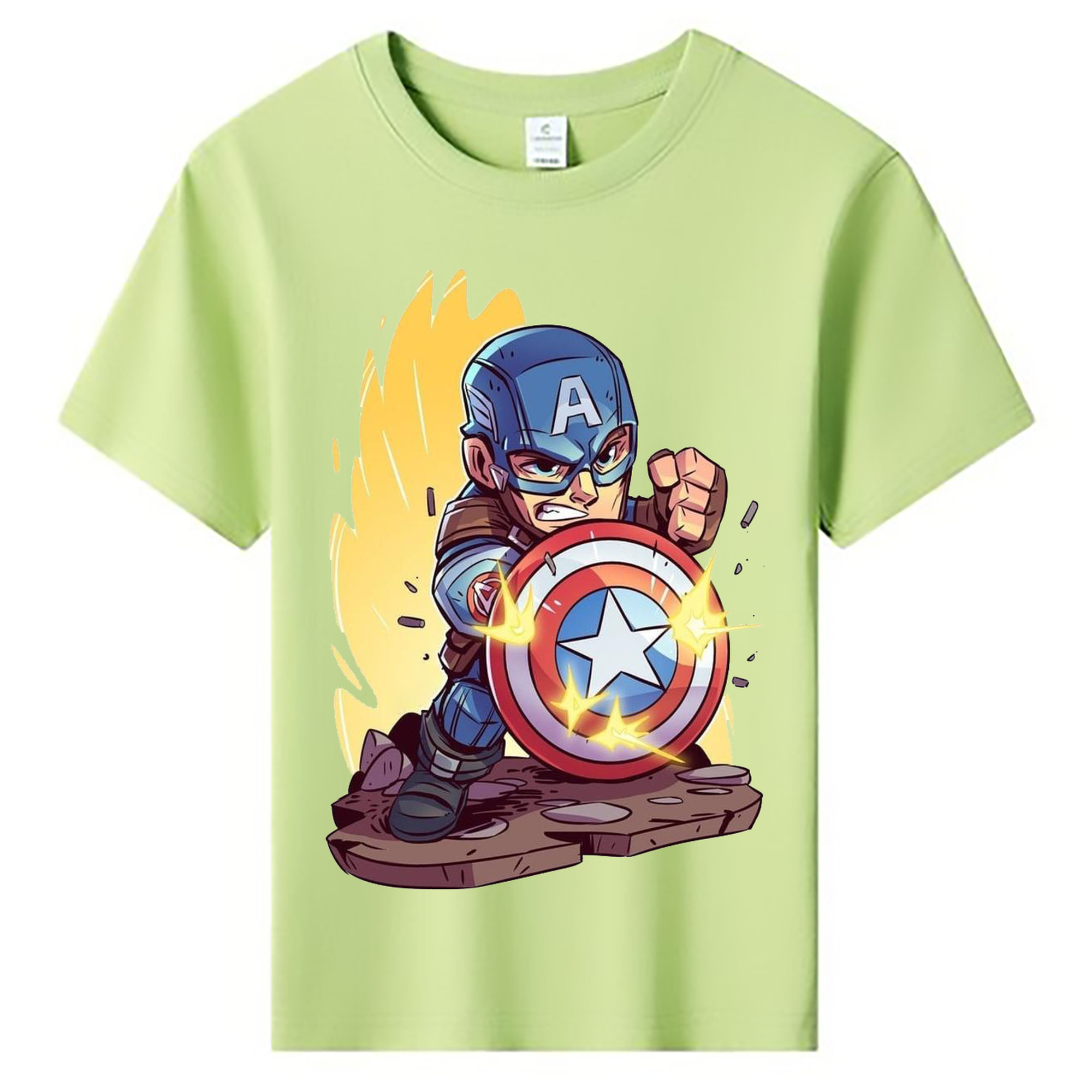 （画像用） アベンジャーズ The Avengers 綿100％キッズTシャツ（フロントプリント）